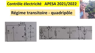 Devoir APESA 20212022  Régime transitoire [upl. by Enimasaj288]