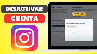 Cómo ELIMINAR o DESACTIVAR cuenta de INSTAGRAM desde PC 2024 [upl. by Xantha]