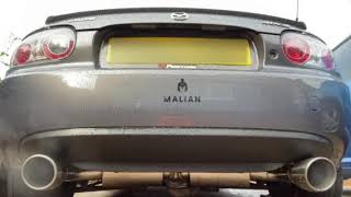 Malian Exhausts Mazda MX5 Mk3 NC Race Exhaust [upl. by Adnof]