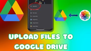 How to Upload Files To Google Drive iPhone amp Android [upl. by Ahset]