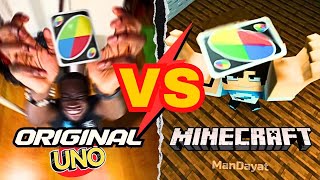 That one UNO EDIT but in MINECRAFT ANIMATION  COMPARISON [upl. by Gerbold]