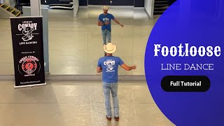 quotFootloosequot Line Dance Lesson [upl. by Ezmeralda736]