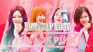 Cheap Thrills X My dil goes mm X Naina ll With Lyrics ll ftBlackPink 🖤💖 ll Jiya punia🤗🤗 [upl. by Nytsirhc969]