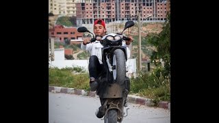 cabrage stunt mbk tunisia moto [upl. by Ynnub]