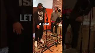 The Usos In The Studio Recording Their WWE Theme Song Shorts [upl. by Ayim]