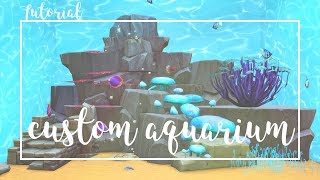 Custom Aquarium Setup  Tutorial  The Sims 4  wCC  Download Links [upl. by Gillie]