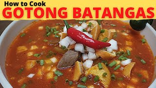 GOTONG BATANGAS  Batangas Goto l KULAWO  EASY And SIMPLE Recipe  Pang Negosyo [upl. by Uchida]