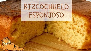 Bizcochuelo Fácil Casero y Esponjoso 🥧 ¡SOLO 3 INGREDIENTES [upl. by Hicks]