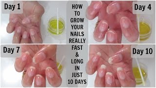 How to grow your nails really fast and long in just 10 days  Mamtha Nair [upl. by Atipul]