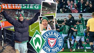 BREMEN VS KIEL STADIONVLOG💚🤍  Erster Heimsieg der Saison😍🔥 [upl. by Nemrac]