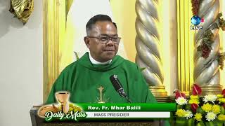 Daily Mass  January 13 2024  Rev Fr Mhar Balili [upl. by Bilow]