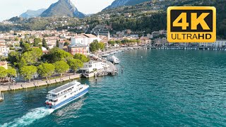 Toscolano Maderno Garda Lake Italy Drone Footage in 4K  2022 Drone Tours [upl. by Dori]