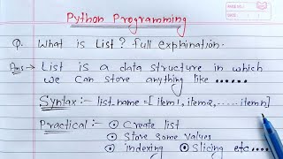 Python Lists  Learn Coding [upl. by Burn]