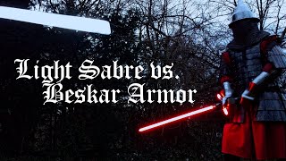 light saber vs beskar armor [upl. by Zitah]