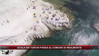 SCALA DEI TURCHI PASSA AL COMUNE DI REALMONTE [upl. by Yrkcaz]