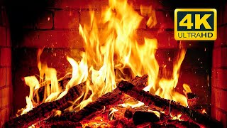 🔥 Cozy Fireplace 4K 12 HOURS Fireplace with Crackling Fire Sounds Crackling Fireplace 4K [upl. by Acireit]