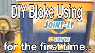 Joint It Simple DIY Bloke uses brush in grout for the first time [upl. by Hcaz]