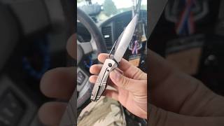 Grackle Action edc everydaycarry titanium blade trending shorts knifeskills viralvideo [upl. by Russel]