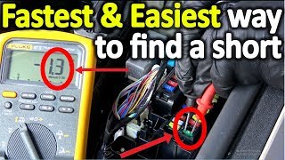 How to find a short in a modern car fast and easy The correct way [upl. by Nelak]