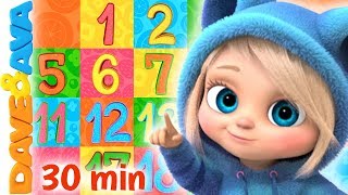 🚂 ABC’s Numbers and Counting  Baby Songs by Dave and Ava 🚂 [upl. by Engenia718]