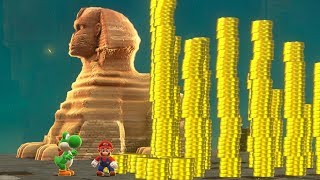 Super Mario Odyssey  All Sphynx Locations  Secret Final Quiz [upl. by Silletram]