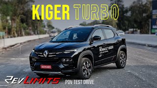 2023 Renault KIGER TURBO  RXZ CVT  10L 9863 BHP  POVDrive119  RevLimits kiger [upl. by Assital]