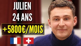 Julien 24 ans 5800€ par mois FRONTALIER SUISSE [upl. by Floyd]