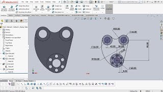 solidworks Tutorial how to use the existing sketch to create new features [upl. by Boys525]