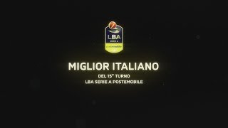 Riccardo Moraschini Miglior Italiano 15° turno LBA Serie A PosteMobile [upl. by Uahc]