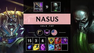 Nasus Top vs Urgot Dominating  NA Master Patch 1416 [upl. by Neehs]