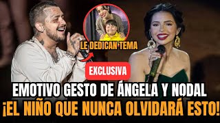 🔥Nodal y Ángela Sorprenden a Niño con Canción Especial y Lloran Juntos 😢 [upl. by Stevie]