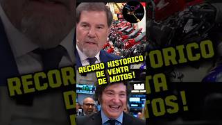 RECORD HISTÓRICO VENTA DE MOTOS argentina milei casta parati motos economia [upl. by Bank]