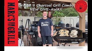 Blackstone Griddle  Charcoal Grill Combo GiveAway [upl. by Tecla294]