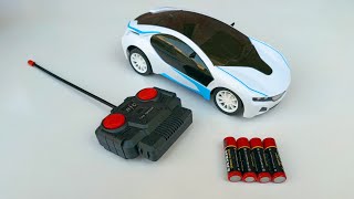 Remote Control Famous one Rc Car Lights Radio Control Car White lamborghini car rc car [upl. by Nnayecats]