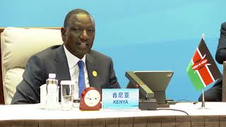 CONNECTING AFRICAN COUNTRIES THROUGH SGR WILL OPEN TRADE  HE RUTO IN CHINA [upl. by Aissert43]