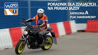 Kategoria A  Plac  Jazda po łukach w kształcie cyfry 8 [upl. by Wolgast987]