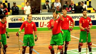 Final do campeonato da europa sub20 hóquei em patins  Portugal 3  Espanha 2 [upl. by Lybis]