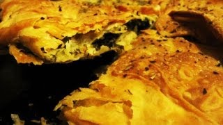 How to make an easy Filo Pastry Phyllo Dough from scratch fast method less rolling [upl. by Ysied]