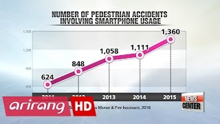 Seoul city tackling smartphonerelated road accidents caused by quotsmombiesquot [upl. by Tlaw]