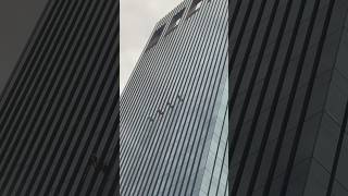 How to clean windows at high sky buildings in Singapore [upl. by Calloway643]