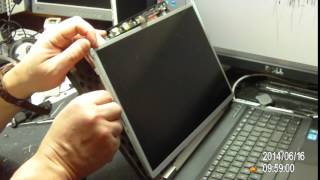 Laptop screen replacement HP Elitebook 8560w [upl. by Olenolin954]