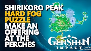 Shirikoro Peak Mist Puzzle Find Your Way through the mist Genshin Impact [upl. by Amelina]