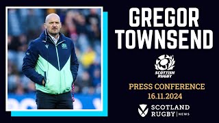 Gregor Townsend hails his best ever Scotland squad after Portugal win and praises Freddy Douglas [upl. by Oaoj]