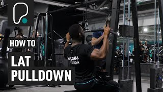 How To Do A Lat Pulldown [upl. by Canice785]