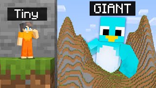 TINY vs GIANT Hide and Seek in Minecraft Prop Hunt [upl. by Kedezihclem]