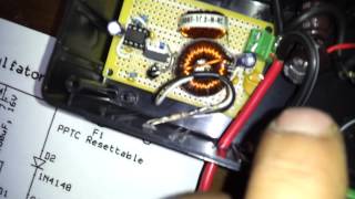 Reconditioning your car battery desulfator Part 3  everyone loves leds [upl. by Haek985]