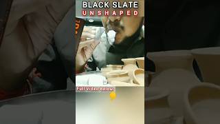 Black Slate Stone Unshaped Crunch asmr mukbang [upl. by Konikow81]