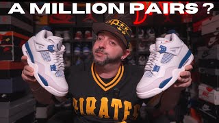 Is The Air Jordan 4 quotIndustrial Bluequot Rumored Stock Numbers True [upl. by Yde]