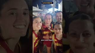 Así han celebrado las jugadores de basket 3x3 la medalla de plata 📹 Cómite Olímpico español [upl. by Daisey]