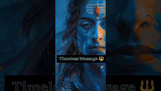 Timeless Message 🔱shiv monday shiva viralvideo youtubeshorts shorts [upl. by Ssilem]